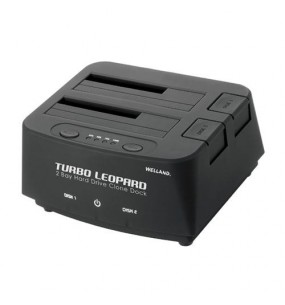 Welland Turbo Leopard ME-603S 2.5" + 3.5" SATA to USB3.0 DUAL BAY HDD Docking Enclosure - Black