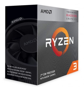 AMD Ryzen 3  Quad Core 3200G Socket AM4 4 Core 4 Threads up to 4.0Ghz 