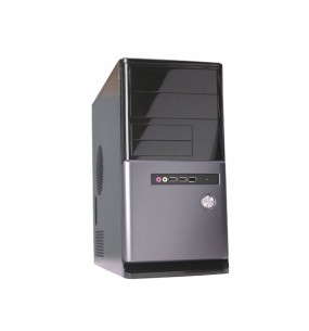 YY3606 MATX MINI TOWER CASE BLACK/TITANIUM 