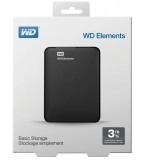 WD Elements Portable 3TB Ultra Fast USB 3 External Hard Drive 