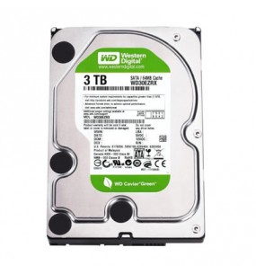 Western Digital (3TB) Green IntelliPower 64MB Cache SATA 6.0Gb/s 3.5" Internal Hard Drive 