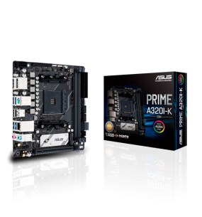 ASUS PRIME A320I-K/CSM Motherboard mini ITX Socket AM4 Aura Sync RGB GLan LAN HD Audio