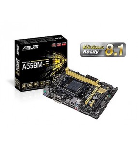 ASUS A55BM-E AMD A55 Socket FM2+ mATX DDR3-2133 RAID VGA DVI