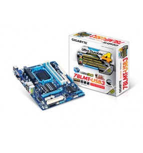 Gigabyte GA-78LMT-USB3 AMD 760G mATX Socket AM3  VGA/DVI/HDMI 