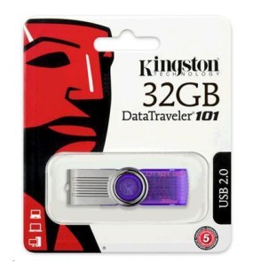 Kingston 32GB DT 101 G2 Data Traveler PURPLE USB Drive