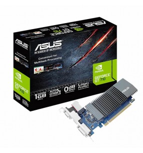 ASUS GT710-SL-1GD5 GDDR5 PCI-E 2.0 D-SUB VGA/DVI-D/HDMI PORTS 3 Displays