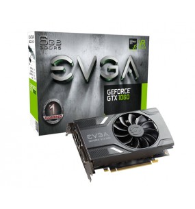 EVGA GeForce GTX1060 PCIe Graphics Card 6GB GDDR5 DVI HDMI 3xDisplay Port