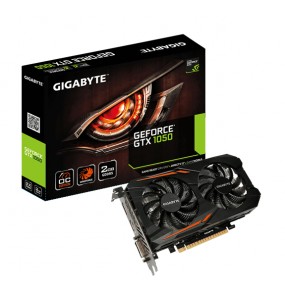 GIGABYTE GTX1050 2GB OC VERSION VIDEO CARD DVI+HDMI+DISPLAY PORT